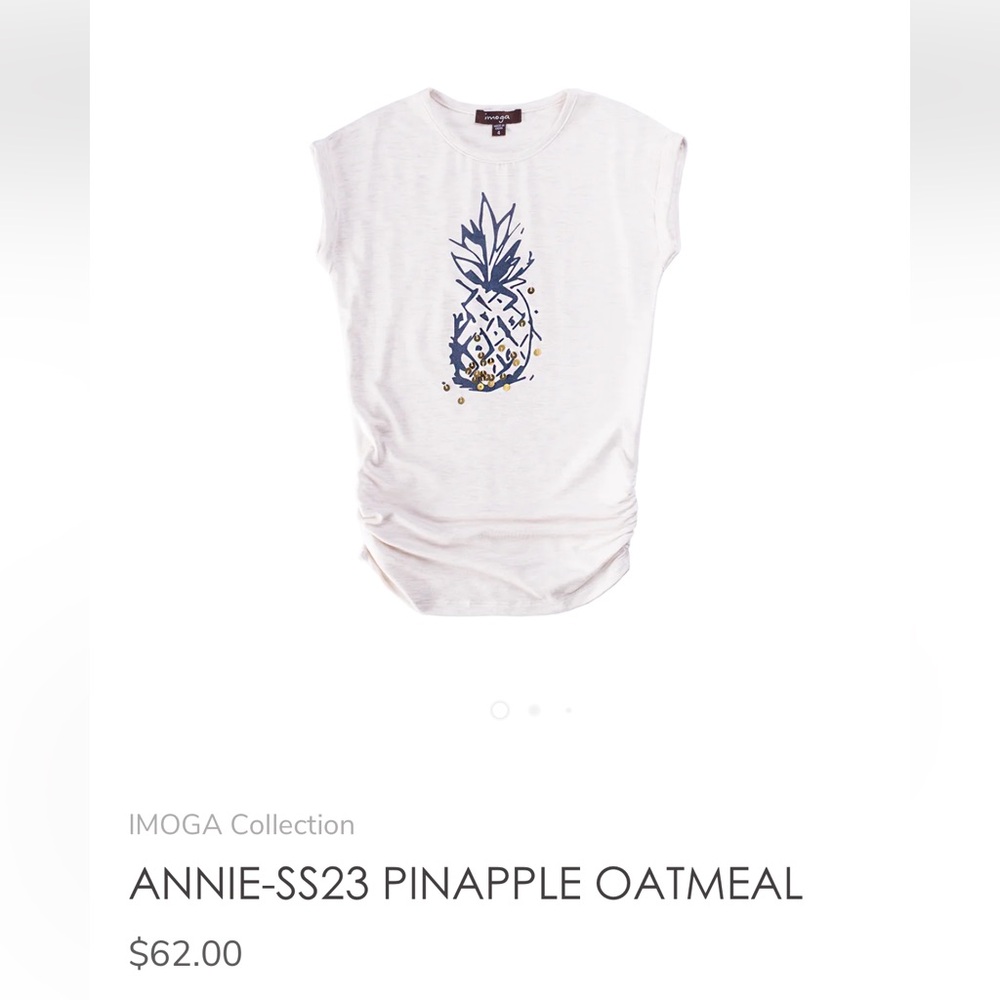 Imoga Collection girls pineapple tunic size 12. Never worn new with tags.
